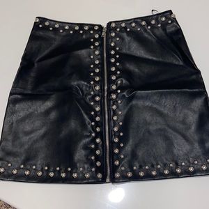 Black Leather skirt